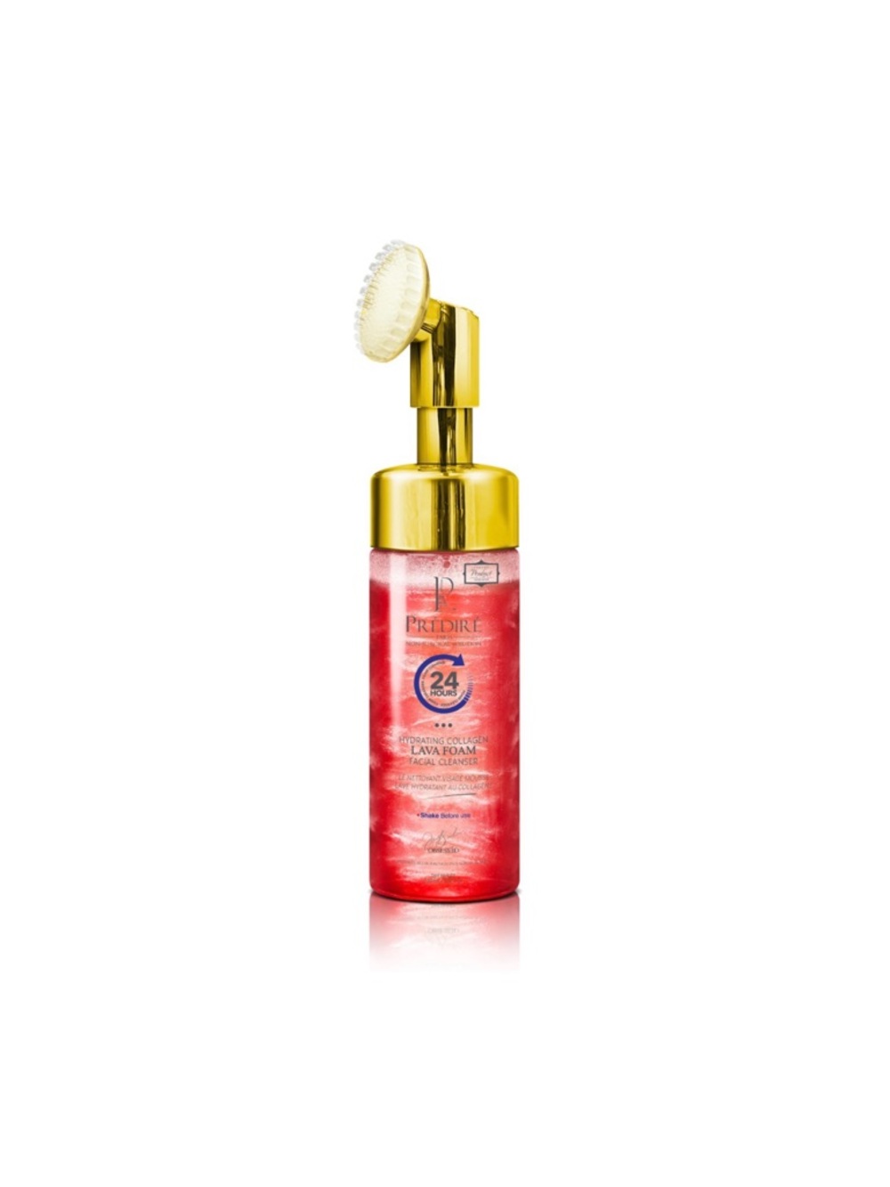 Hydrating Red Lava Foam Facial Cleanser with Collagen and Stem Cell Technology
